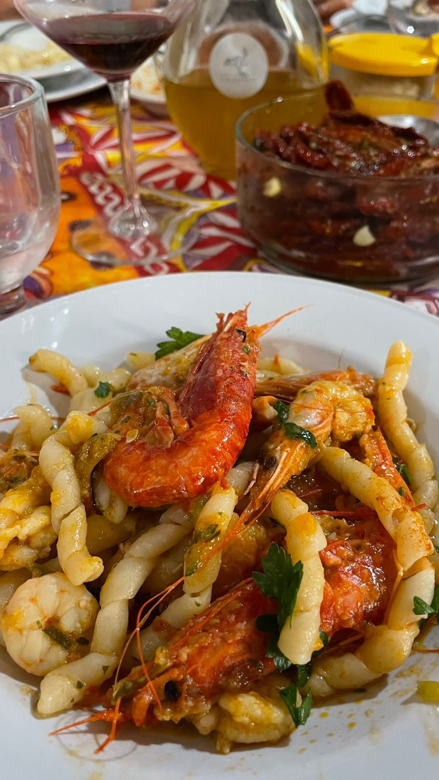 Handmade pasta at Caliafarm